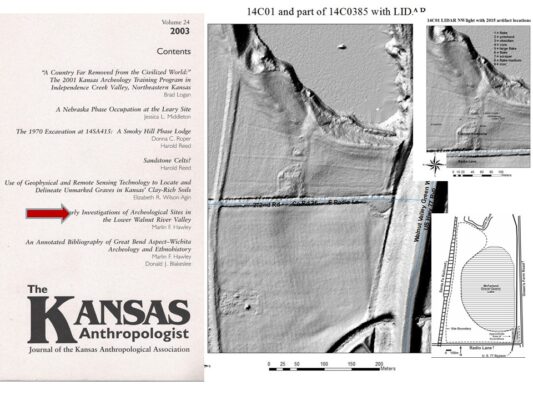 Lidar imagery from the Kansas Anthropologist